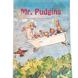 1951 Mr Pudgins by Ruth Christopher Carlsen Children's Book